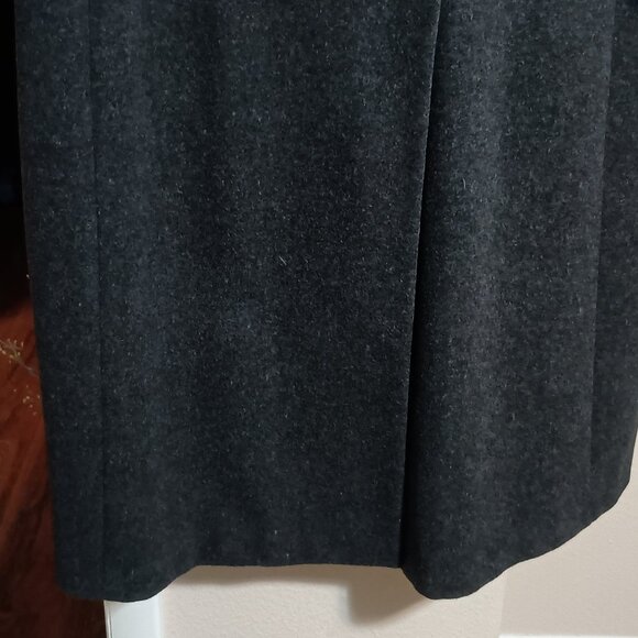 Donnybrook Women Full Length Wool Overcoat Size 12 Black Gray - Picture 11 of 16